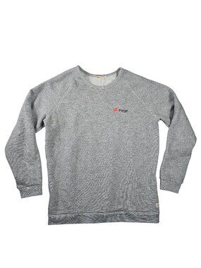 Marine Layer Forge Sherpa Crewneck Pullover Size XL Gray Sweatshirt
